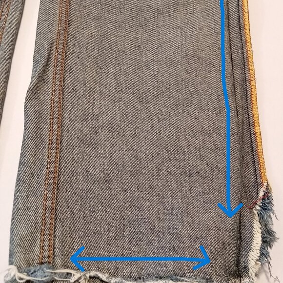 Diesel Industry Jeans Mens  Regular Straight Leg Blue Fading Whiskering SZ 30 - Picture 16 of 16